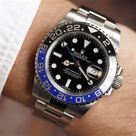 rolex gmt batman weight|rolex batman price trend.